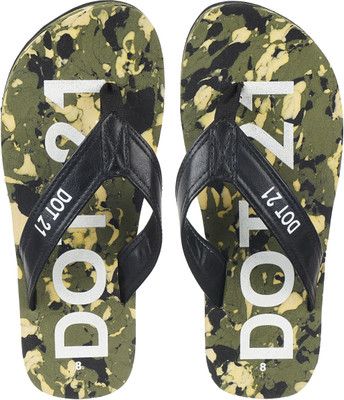 DOT21 Flip Flops, Green