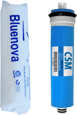 bluenova Spun with CSM 80 GPD Membrane Solid Filter Cartridge(0.0001, Pack of 2)
bluenova Spun with CSM 80 GPD Membrane Solid Filter Cartridge(0.0001, Pack of 2)