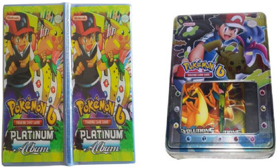 Vortex Toys Pokemon Cards Packs Evolutions Series Trading Card Game With Metal Box For Kids With Pokemon Trading Card Album - 8 Pocket(Multicolor)
Vortex Toys Pokemon Cards Packs Evolutions Series Trading Card Game With Metal Box For Kids With Pokemon Trading Card Album - 8 Pocket(Multicolor)
