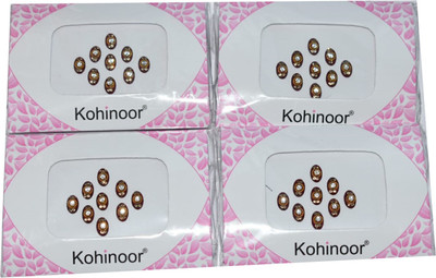 Kohinoor Stone Bindi (Maroon) Women Maroon Bindis(Stick on)