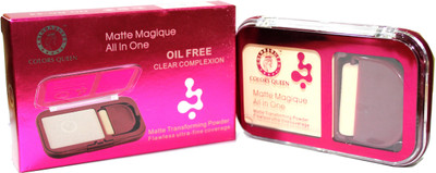 COLORS QUEEN Matte Magique All in One Oil Free Clear Complexion Matte Transforming Flawless Ultra-fine coverage Waterproof Make-up Cake powder Compact(Natural color)
COLORS QUEEN Matte Magique All in One Oil Free Clear Complexion Matte Transforming Flawless Ultra-fine coverage Waterproof Make-up Cake powder Compact(Natural color)