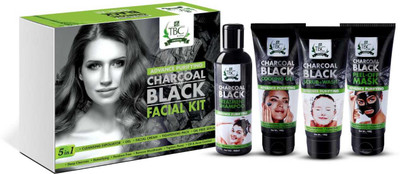 TBC CHARCOAL BLACK FACIAL KIT 150g, CHARCOAL SCRUB+WASH 100g, CHARCOAL BLACK SHAMPOO 200ml, CHARCOAL COOLING GEL 100g, CHARCOAL BLACK PEEL-OFF MASK 100g 100 g(Set of 5)
TBC CHARCOAL BLACK FACIAL KIT 150g, CHARCOAL SCRUB+WASH 100g, CHARCOAL BLACK SHAMPOO 200ml, CHARCOAL COOLING GEL 100g, CHARCOAL BLACK PEEL-OFF MASK 100g 100 g(Set of 5)