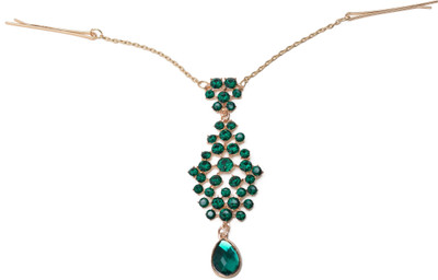 Aaishwarya Maang Tikka Style Stone/Crystal Head Chain/Hair Accessory For Women & Girls Hair Chain(Green)
Aaishwarya Maang Tikka Style Stone/Crystal Head Chain/Hair Accessory For Women & Girls Hair Chain(Green)