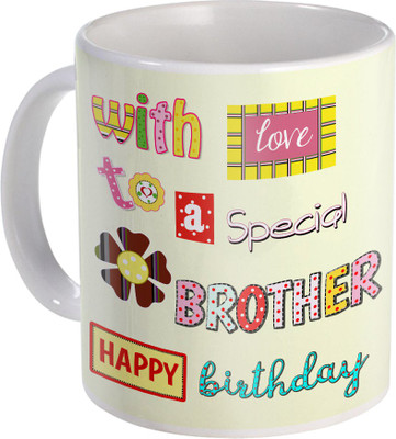 SKY TRENDS Rakshabandhan Gift For Brother Coffee ST-02 Ceramic Mug(350 ml), Multicolor
SKY TRENDS Rakshabandhan Gift For Brother Coffee ST-02 Ceramic Mug(350 ml), Multicolor