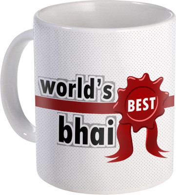 SKY TRENDS Rakshabandhan Gift For Brother Coffee ST-08 Ceramic Mug(350 ml), Multicolor
SKY TRENDS Rakshabandhan Gift For Brother Coffee ST-08 Ceramic Mug(350 ml), Multicolor