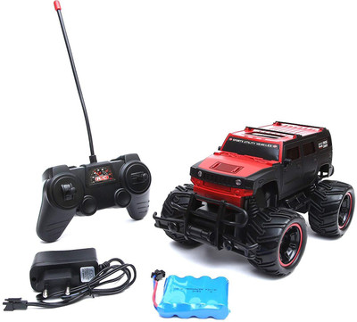Wembley Toys HIGH QUALITY ABS Macho Off-Roader Remote Control Jeep with Rubber-RED(Red)