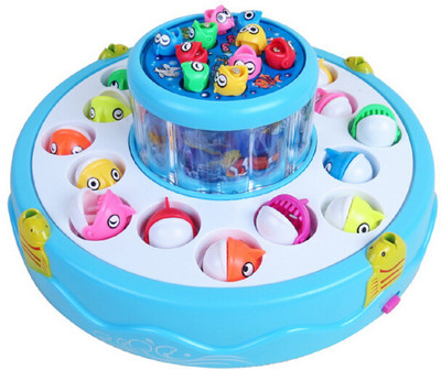 DINAARKAN GOGO Fishing Game with rotating pond & Batteries