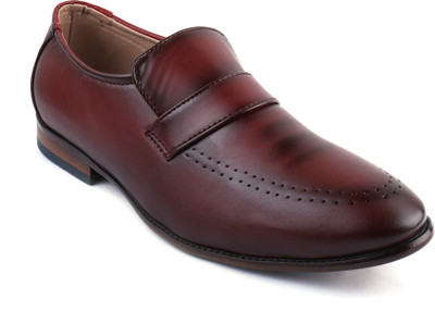 SHUBH STEP Slip On For Men(Burgundy