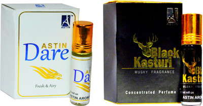 Astin Dare Special and Black Kasturi UAE Edition Floral Attar(Davana)