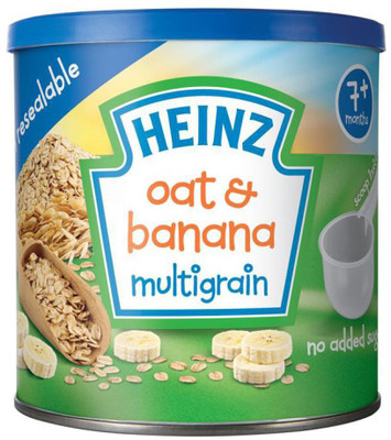 heinz Oat & Banana Multigrain Baby Food Cereal 240g Cereal(240 g, 7+ Months)
