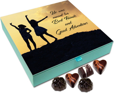 Chocholik Friendship Gift - Life Was Meant For Best Friends And Good Adventures - 9 Pc Truffles(108 g)
Chocholik Friendship Gift - Life Was Meant For Best Friends And Good Adventures - 9 Pc Truffles(108 g)