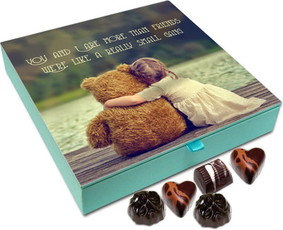 Chocholik Friendship Gift - You And I Are More Than Friends - 9 Pc Truffles(108 g)
Chocholik Friendship Gift - You And I Are More Than Friends - 9 Pc Truffles(108 g)
