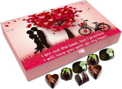 Chocholik Gift Box - I am not the best but i promise - 12pc Truffles(144 g) 
Chocholik Gift Box - I am not the best but i promise - 12pc Truffles(144 g)