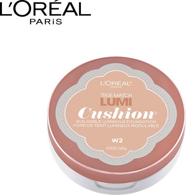 L'Oreal Paris True Match Lumi Cushion, 14.6 Foundation(W2 Light Ivory, 14.6 g)