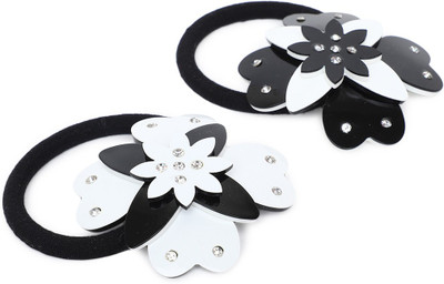 SVAZ Ponytail Holder Floral design, Hair elastics, Rubber Bands for Girls and Women - pack of 2 Rubber Band(Black)
SVAZ Ponytail Holder Floral design, Hair elastics, Rubber Bands for Girls and Women - pack of 2 Rubber Band(Black)