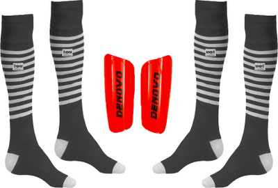 DeNovo Football Kit (One Pair Large Shin Guard + Two Pairs Lycra Striped Knee Length Football Socks) Football Kit
DeNovo Football Kit (One Pair Large Shin Guard + Two Pairs Lycra Striped Knee Length Football Socks) Football Kit