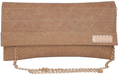 Aliado Women Casual Brown Leatherette Sling Bag