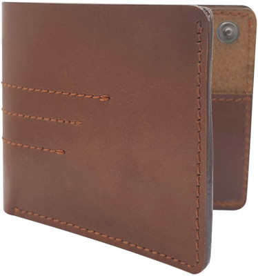 Baluchi Men Brown Genuine Leather Money Clip(2 Card Slots)