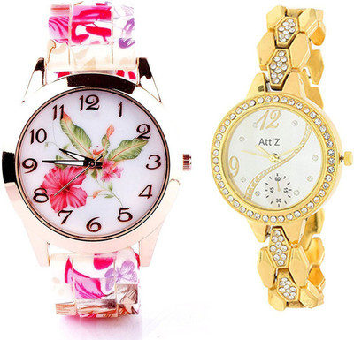 Kitcone Analog Multi Colour Dial Silicone Stainless Steel Genuine Leather Watch - For Women
Kitcone Analog Multi Colour Dial Silicone Stainless Steel Genuine Leather Watch - For Women