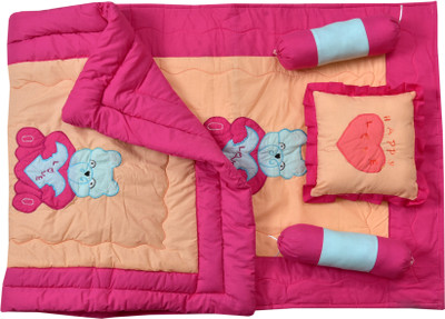 No Kidding New Born baby bedding set with protective mosquito net, cute pillow and folding velvet mattress, Standard Crib Standard Crib(Fabric, Pink)
No Kidding New Born baby bedding set with protective mosquito net, cute pillow and folding velvet mattress, Standard Crib Standard Crib(Fabric, Pink)