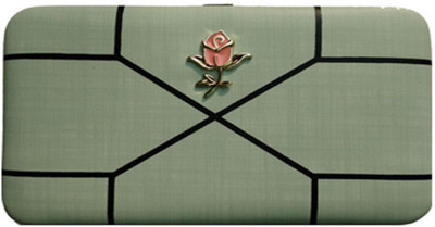 Fashion Catz Casual, Party, Formal Green Clutch