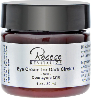 Rococo Eye Cream for Dark Circles with Coenzyme Q10 1oz(30 ml)