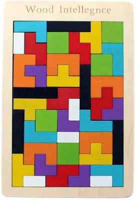 Shopat7 Wooden Tetris Jigsaw Puzzle 40 Pcs for Kids(40 Pieces)
Shopat7 Wooden Tetris Jigsaw Puzzle 40 Pcs for Kids(40 Pieces)