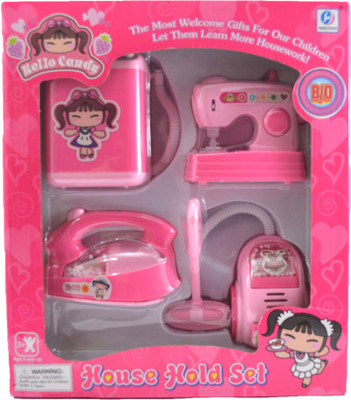Breno Home Kitchen Set toys of 4 packs (House hold set) for kids, washing machine, stitching machine toy, Iron and Vacuum cleaner toy
Breno Home Kitchen Set toys of 4 packs (House hold set) for kids, washing machine, stitching machine toy, Iron and Vacuum cleaner toy