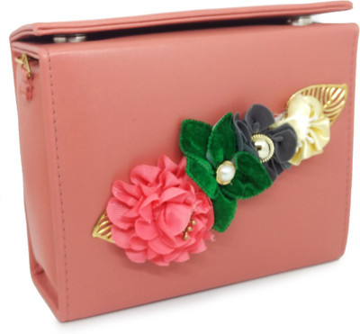 Chalissa Girls Evening/Party Red PU Sling Bag