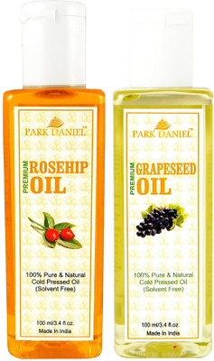 Park Daniel Premium Rosehip oil and Grapeseed oil combo of 2 bottles of 100 ml (200ml) Hair Oil(200 ml)
Park Daniel Premium Rosehip oil and Grapeseed oil combo of 2 bottles of 100 ml (200ml) Hair Oil(200 ml)
