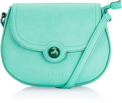 Caprese Women Casual Blue PU Sling Bag