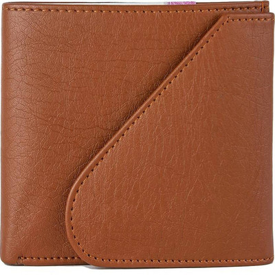 ZORO Men Tan Artificial Leather Wallet(9 Card Slots)