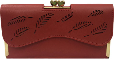 Ferishta Women Brown Artificial Leather Wallet(6 Card Slots)