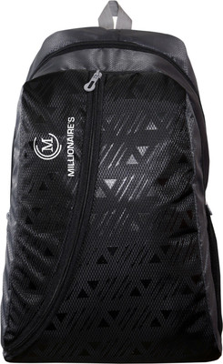 MILLIONAIRES BY BLACK AND GREY SCHOOL BAG WATERPROOF BACKPACK 31 L Backpack(Black, Grey), B0101
MILLIONAIRES BY BLACK AND GREY SCHOOL BAG WATERPROOF BACKPACK 31 L Backpack(Black, Grey), B0101