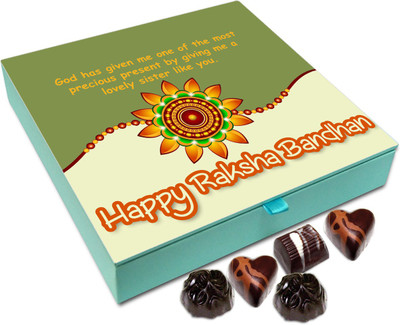 Chocholik Rakshabandhan Gift Box - God Has Given Me One Of The Most Precious Present - 9pc Truffles(108 g)
Chocholik Rakshabandhan Gift Box - God Has Given Me One Of The Most Precious Present - 9pc Truffles(108 g)