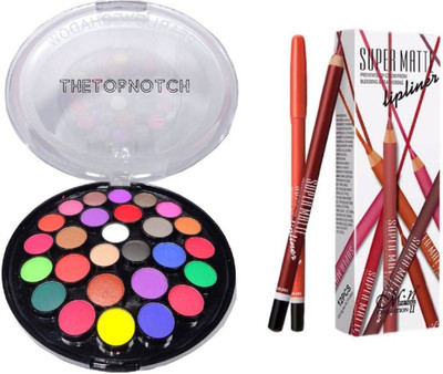 TheTopNotch 27 Colors Matte Eyeshadow & Me Now Super Matte Lip Liner Pencils (12 Piece)(Set of 2)
TheTopNotch 27 Colors Matte Eyeshadow & Me Now Super Matte Lip Liner Pencils (12 Piece)(Set of 2)