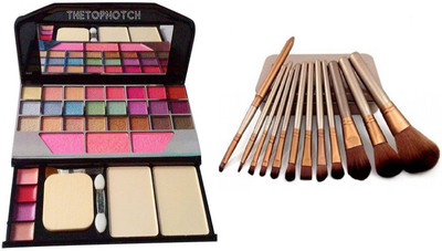 TheTopNotch Makeup Kit 6155 and Naked 3 Makeup Brush Set (12 Peice)(Set of 2)
TheTopNotch Makeup Kit 6155 and Naked 3 Makeup Brush Set (12 Peice)(Set of 2)