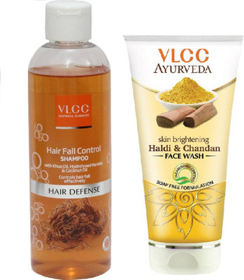 VLCC Hairfall control shampoo 350ml + Haldi chandan face wash 100ml(Set of 2)
VLCC Hairfall control shampoo 350ml + Haldi chandan face wash 100ml(Set of 2)