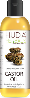 Huda Herbals High Quality Cold Pressed Organic Castor Oil 100% Pure Natural for Skin and Hair Hair Oil(100 ml)
Huda Herbals High Quality Cold Pressed Organic Castor Oil 100% Pure Natural for Skin and Hair Hair Oil(100 ml)