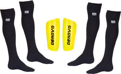DeNovo Football Kit (One Pair Large Shin Guard + Two Pairs Lycra Plain Knee Length Football Socks) Football Kit
DeNovo Football Kit (One Pair Large Shin Guard + Two Pairs Lycra Plain Knee Length Football Socks) Football Kit