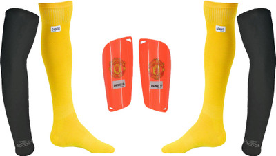 DeNovo Ultimate Protection (One Pair Large Shin Guard + One Pair Lycra Plain Knee Length Football Socks + One Pair UV Protection Arm Sleeves) Football Kit
DeNovo Ultimate Protection (One Pair Large Shin Guard + One Pair Lycra Plain Knee Length Football Socks + One Pair UV Protection Arm Sleeves) Football Kit