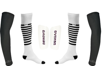 DeNovo Ultimate Protection (One Pair Large Shin Guard + One Pair Lycra Striped Knee Length Football Socks + One Pair UV Protection Arm Sleeves) Football Kit
DeNovo Ultimate Protection (One Pair Large Shin Guard + One Pair Lycra Striped Knee Length Football Socks + One Pair UV Protection Arm Sleeves) Football Kit