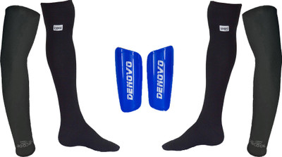 DeNovo Ultimate Protection (One Pair Large Shin Guard + One Pair Lycra Plain Knee Length Football Socks + One Pair UV Protection Arm Sleeves) Football Kit
DeNovo Ultimate Protection (One Pair Large Shin Guard + One Pair Lycra Plain Knee Length Football Socks + One Pair UV Protection Arm Sleeves) Football Kit