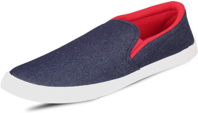 Genial Canvas Shoes For Men(Navy, Blue