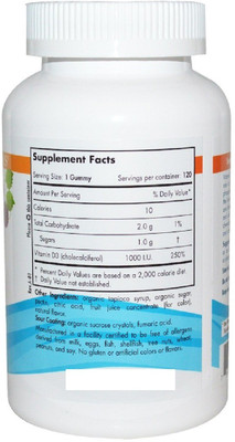 Nordic Naturals Nordic Naturals, Vitamin D3 Gummies, Wild Berry,(120 No)