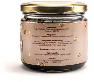 Decadenz Walnut Chocolate Fudge || 275 gms Jar || Rich dark chocolate with the goodness of nuts Fudges(275 g)
Decadenz Walnut Chocolate Fudge || 275 gms Jar || Rich dark chocolate with the goodness of nuts Fudges(275 g)