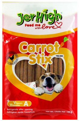 Jerhigh JerHigh Carrot Stix Dog Treats Health Food supplement (100 g) Carrot Dog Treat(100 g)
Jerhigh JerHigh Carrot Stix Dog Treats Health Food supplement (100 g) Carrot Dog Treat(100 g)
