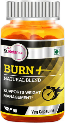 St.Botanica Burn+ Weight Management - Blend of Green Coffee Bean, Garcinia Cambogia, Green Tea and more.(90 No)
St.Botanica Burn+ Weight Management - Blend of Green Coffee Bean, Garcinia Cambogia, Green Tea and more.(90 No)