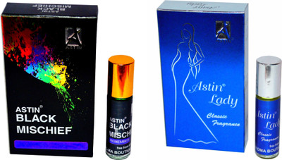 Astin Black Mischief and Blue Lady special UAE Edition Floral Attar(Floral)