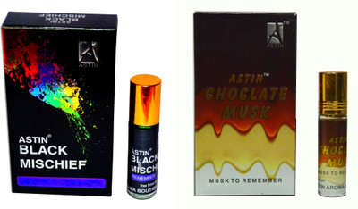 Astin Chocolate Musk and Black Mischief UAE Edition Floral Attar(Davana)